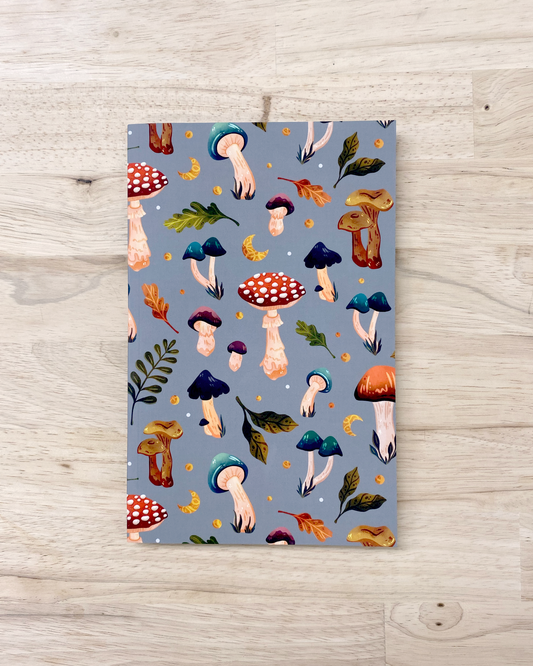 Mushrooms Denik Flat Lay notebook