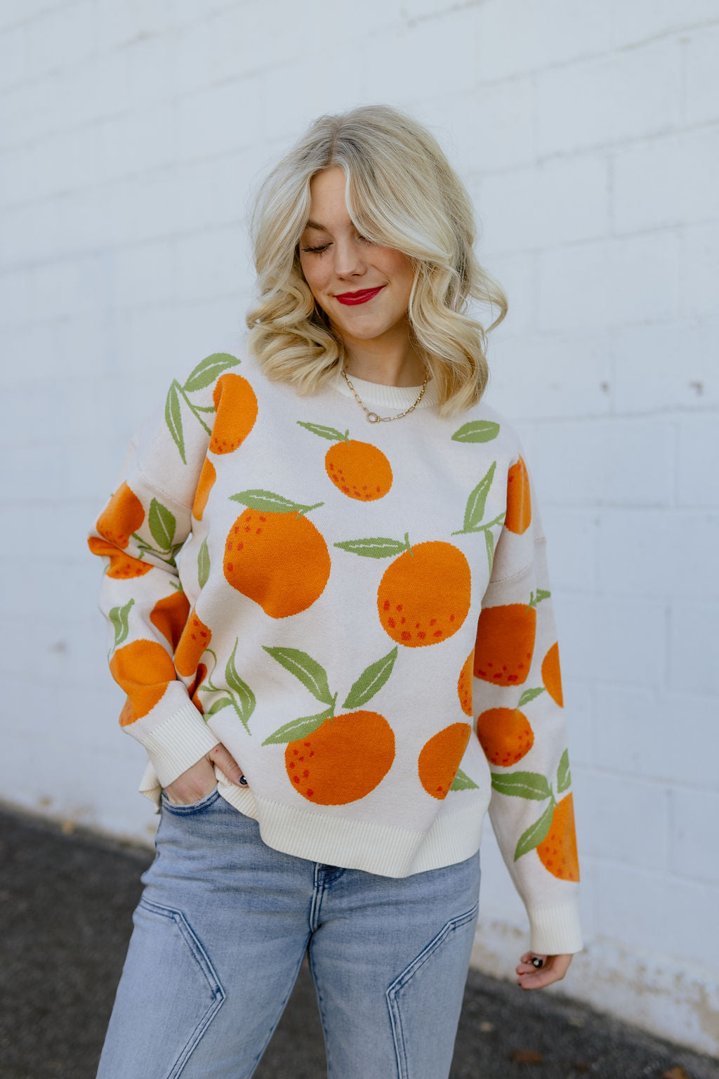 Oranges Sweater