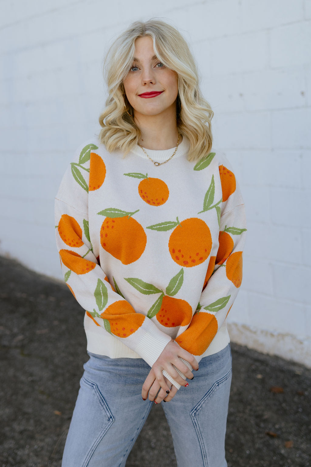 Oranges Sweater