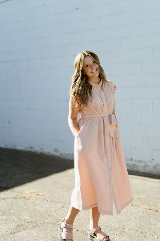 Breezy Pink Dress