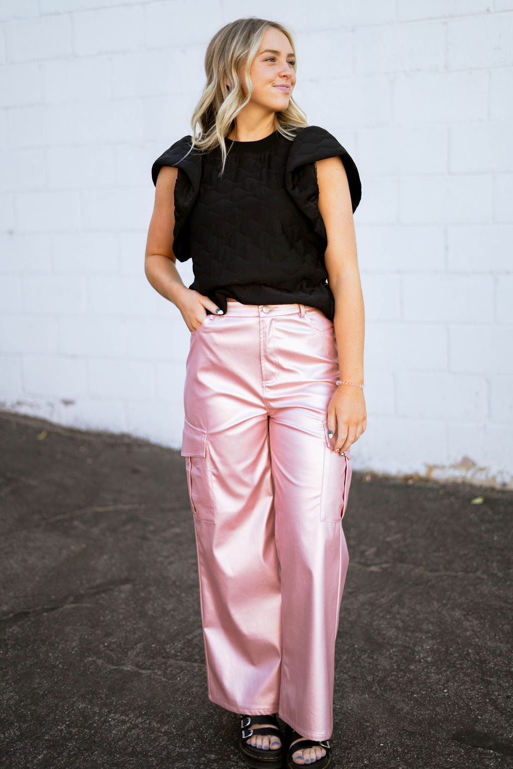 Pink Metallic Pants – Bulloch's