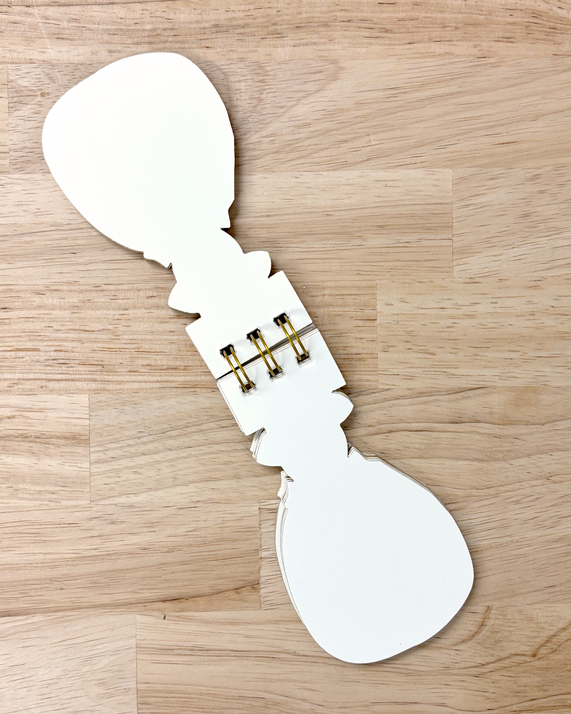 Snowman notepad with blank paper