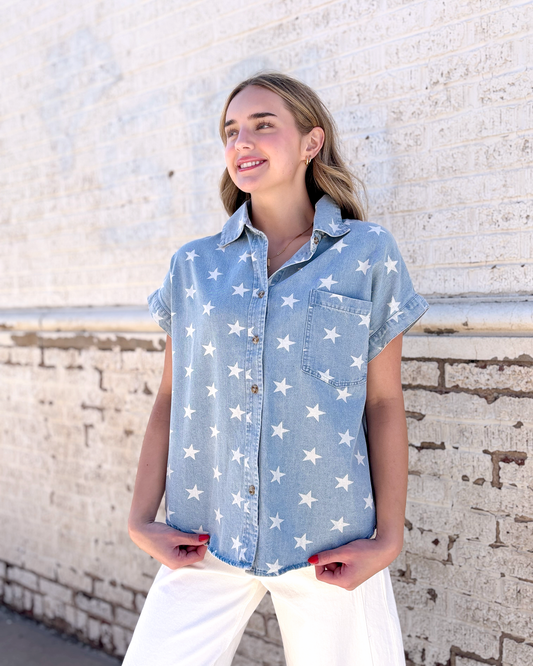 Denim Star Shirt