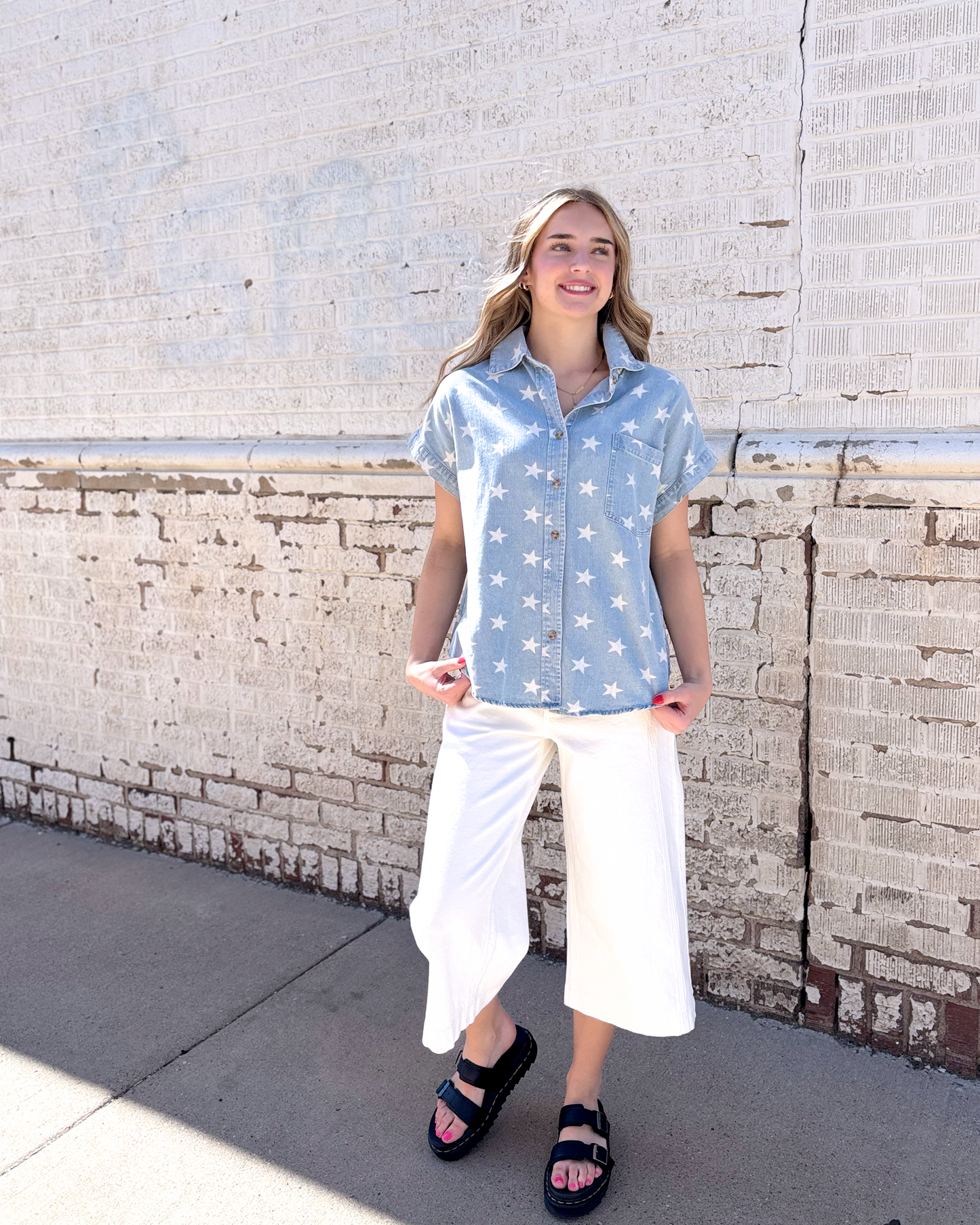 Denim Star Shirt