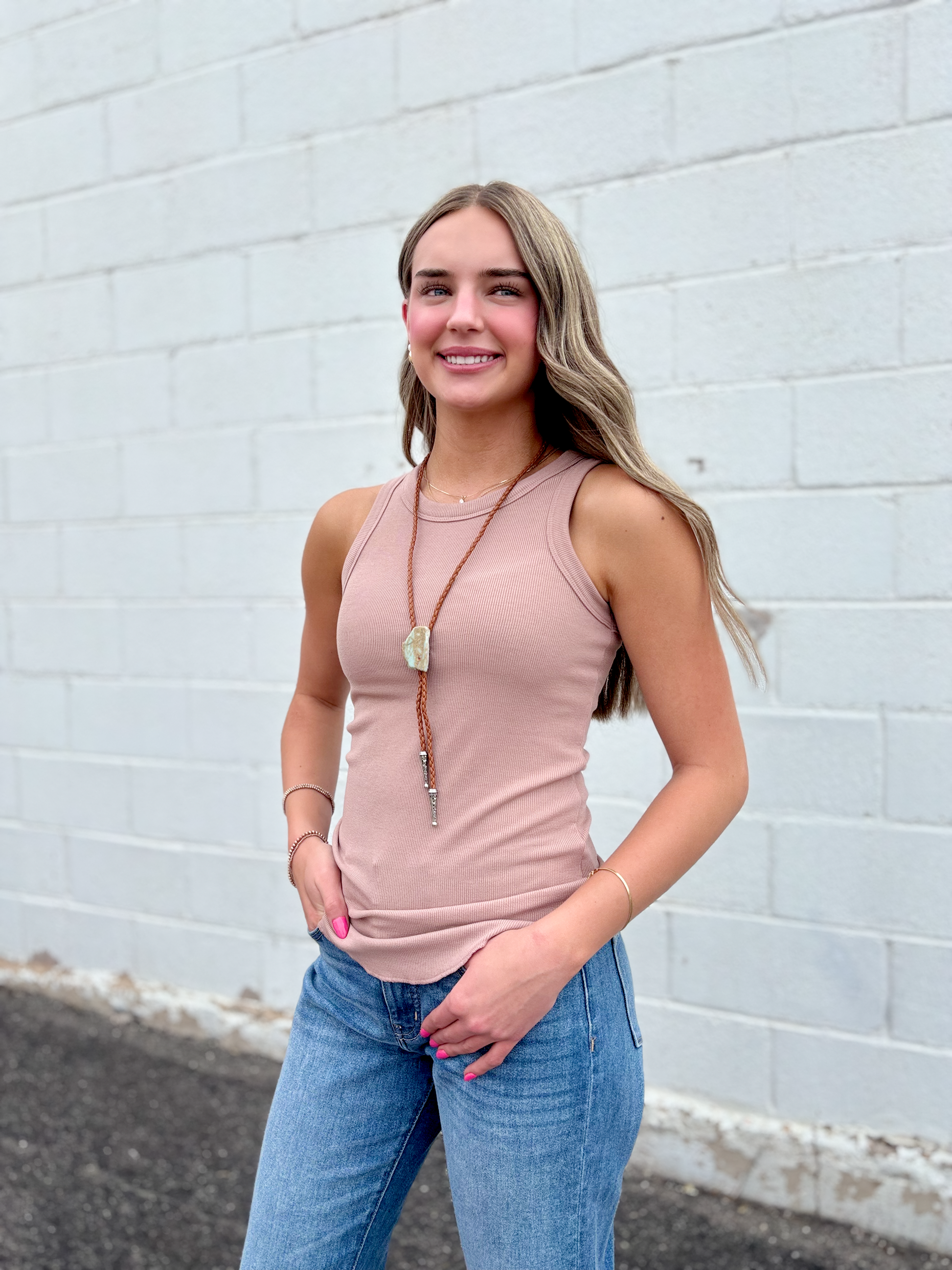 Tan tank top