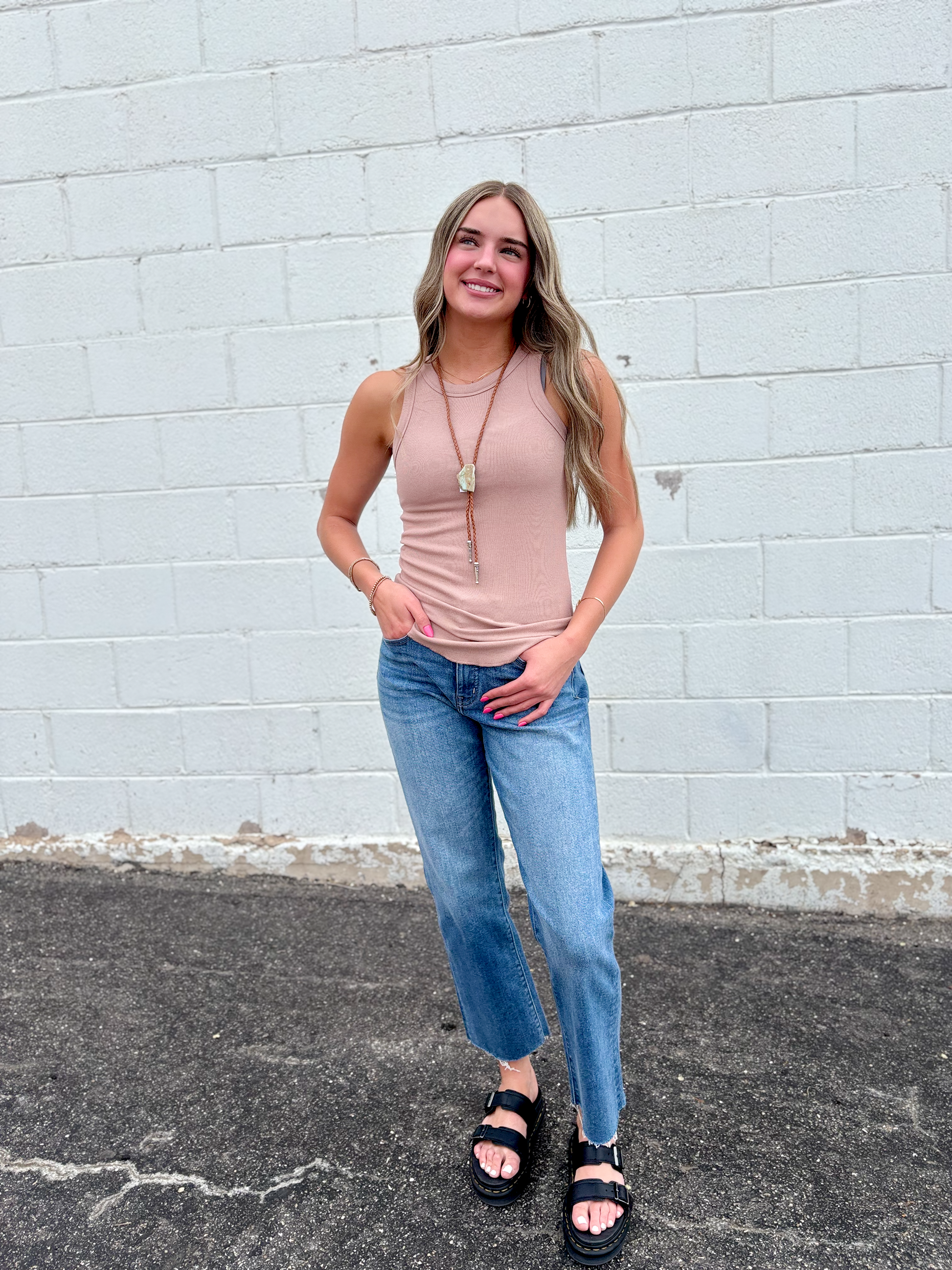 Tan tank top