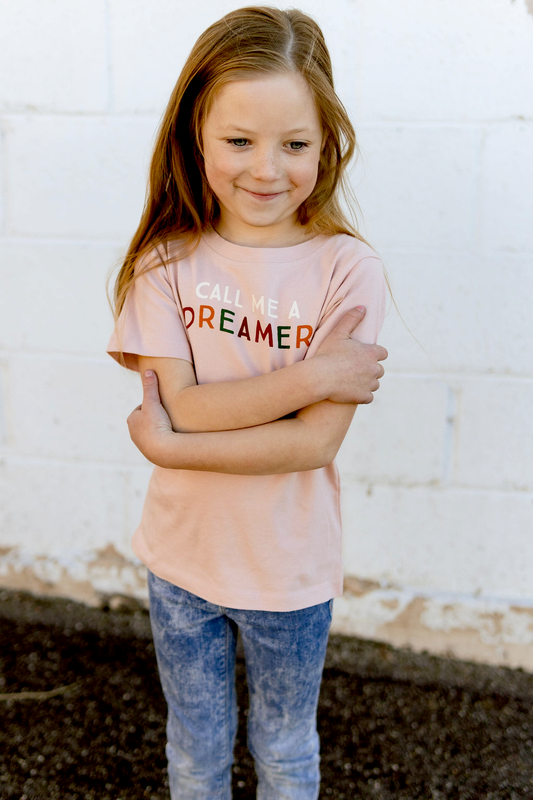 Call me a dreamer tee shirt for kids