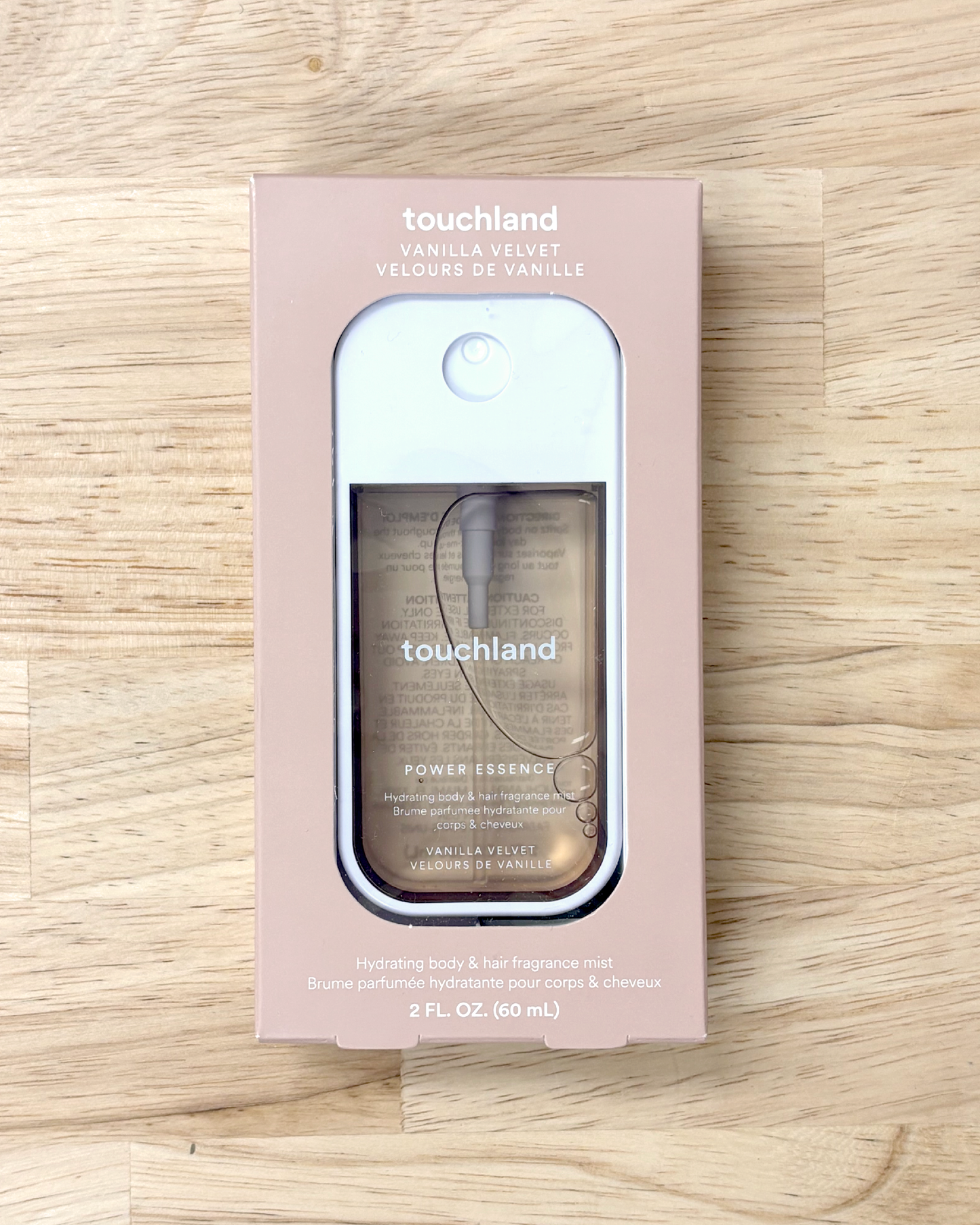 Touchland hair and body perfume