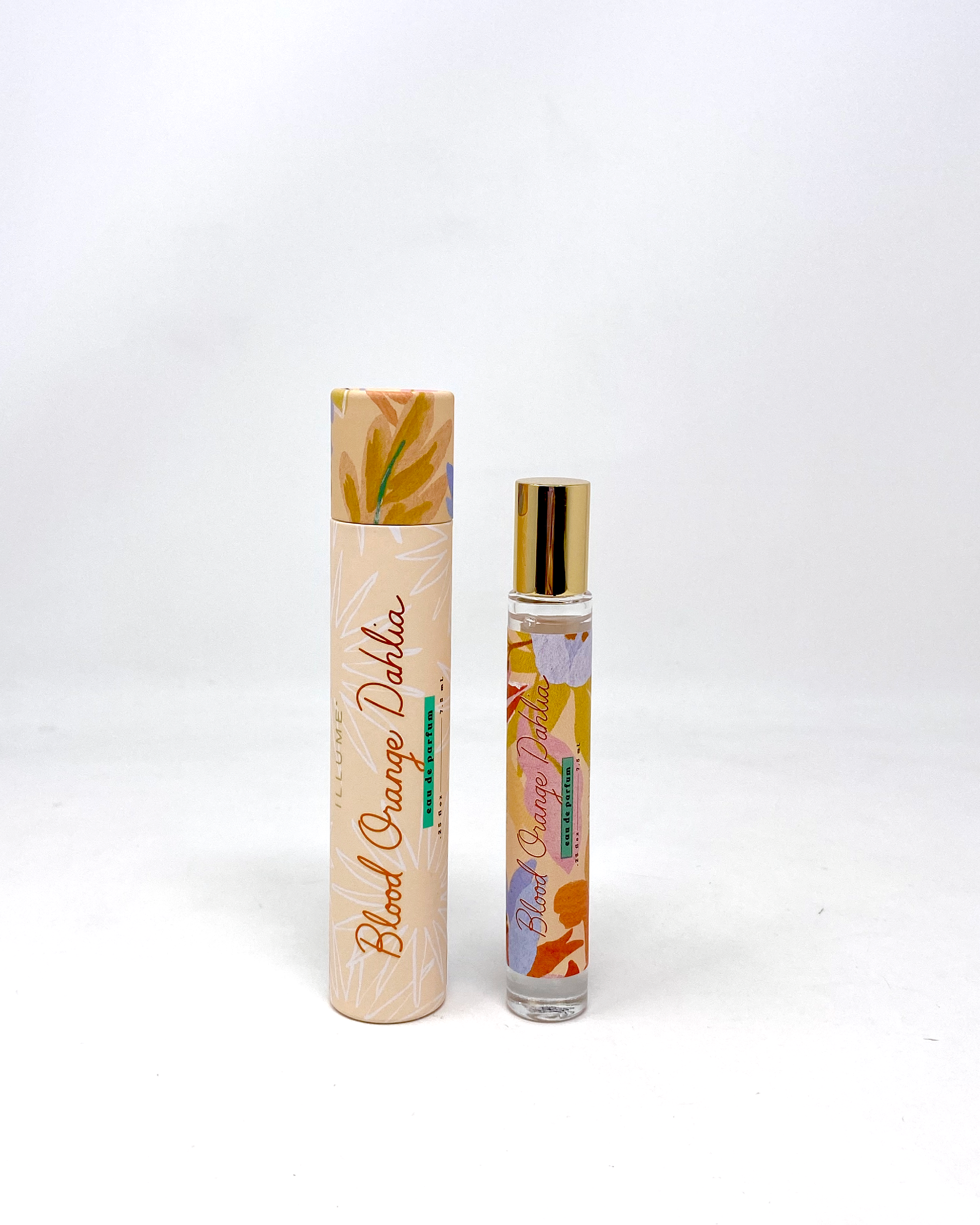 beautiful perfume rollers in four different scents. Blood Orange Dahlia, Coconut Milk Mango, La La Lavender, and Citrus Crush all smell divine!