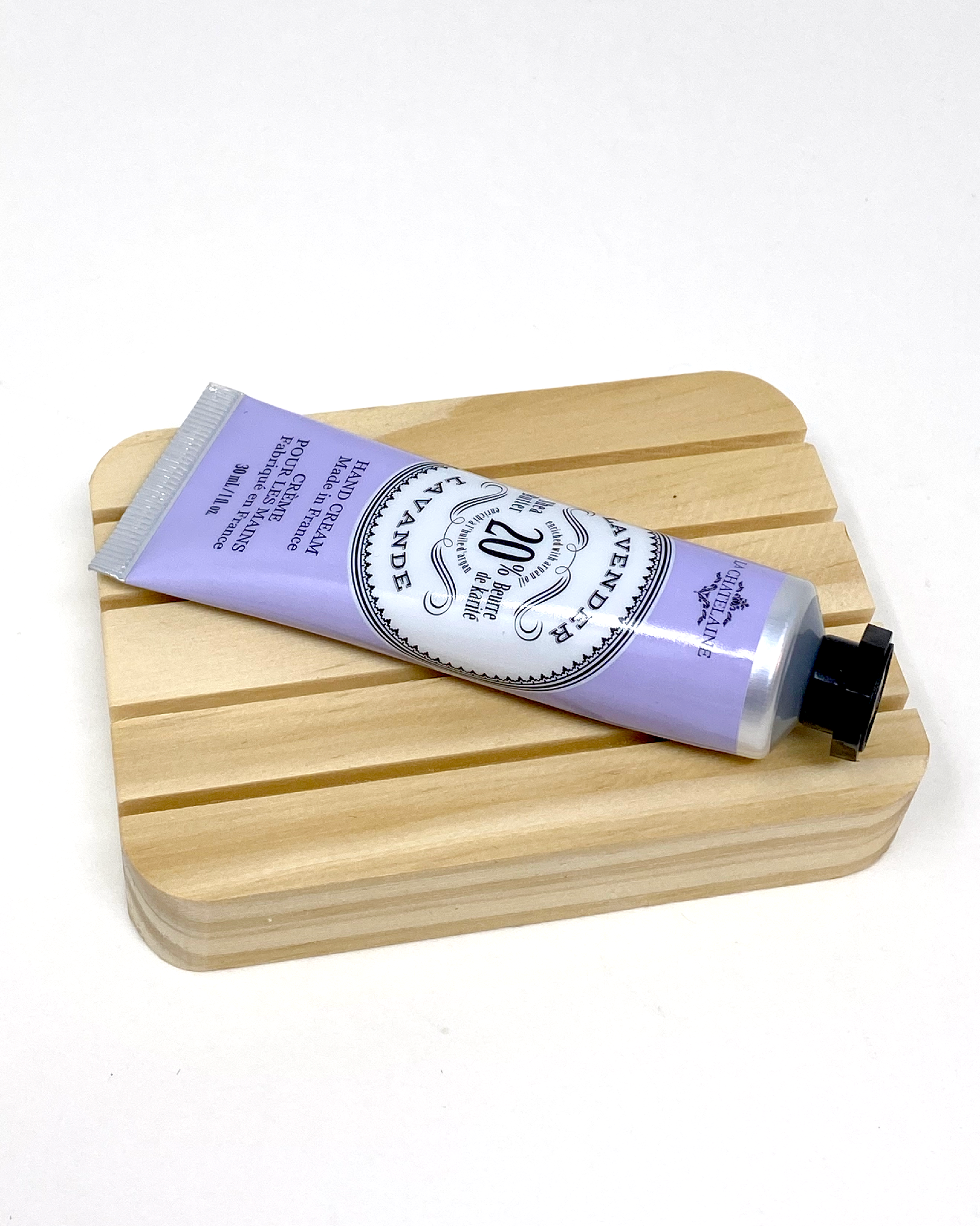Lavendar Hand lotion. Luxury hand lotion made with shea butter and argan oil. La Chatelaine hand lotion made in France
